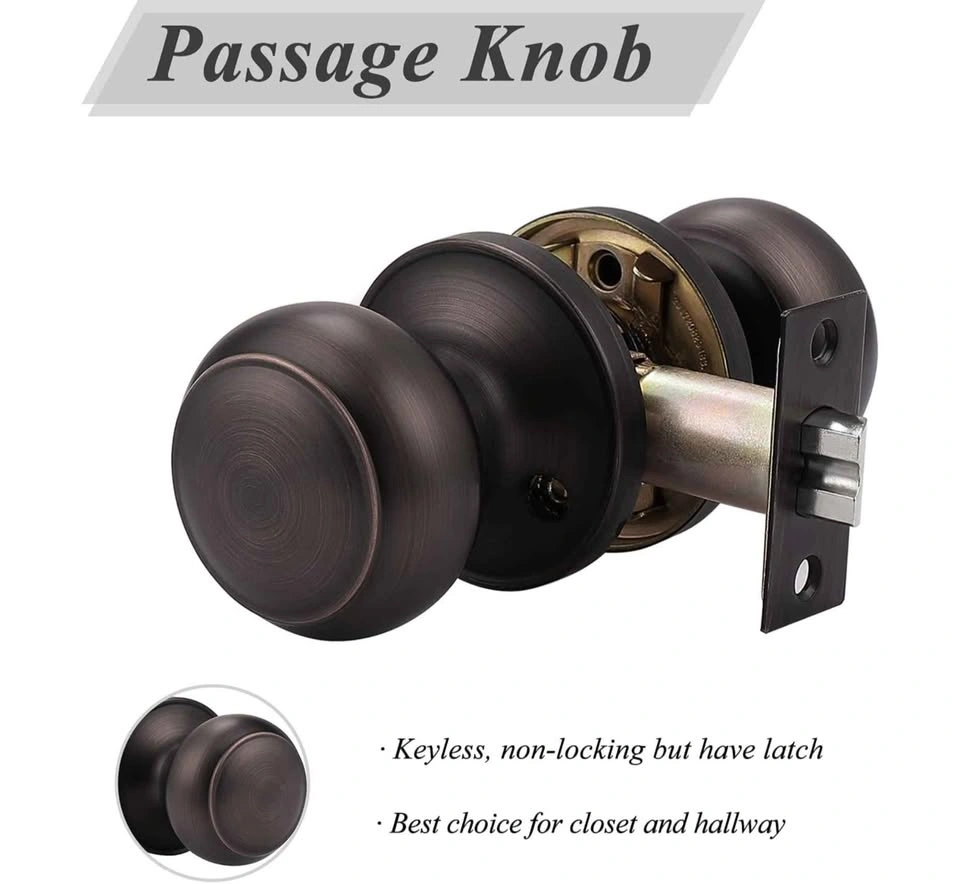 Probrico 6 Pack Oil Rubbed Bronze Door Knobs - photo 5