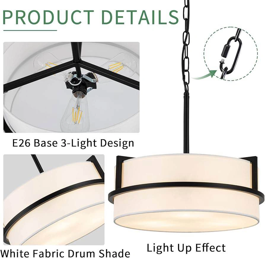 DWLGIGH Modern Drum Chandelier - photo 3