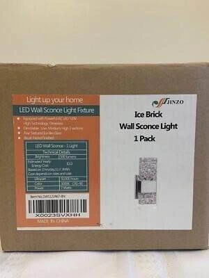 Ice Brick LED Wall Sconce Light - photo 2