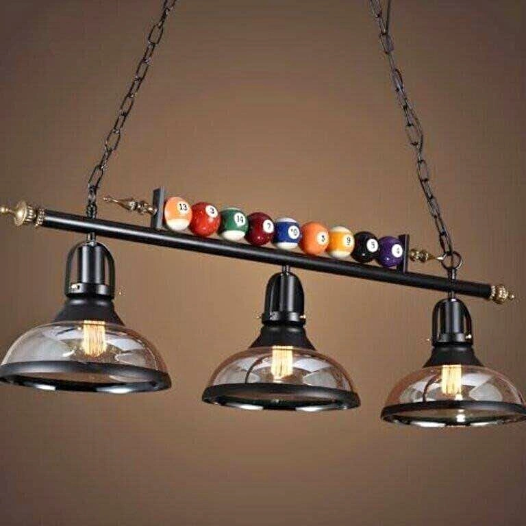 PLJHOND VINTAGE BILLIARD POOL TABLE LIGHT