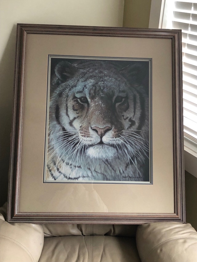 Robert Bateman Tiger Picture 1998