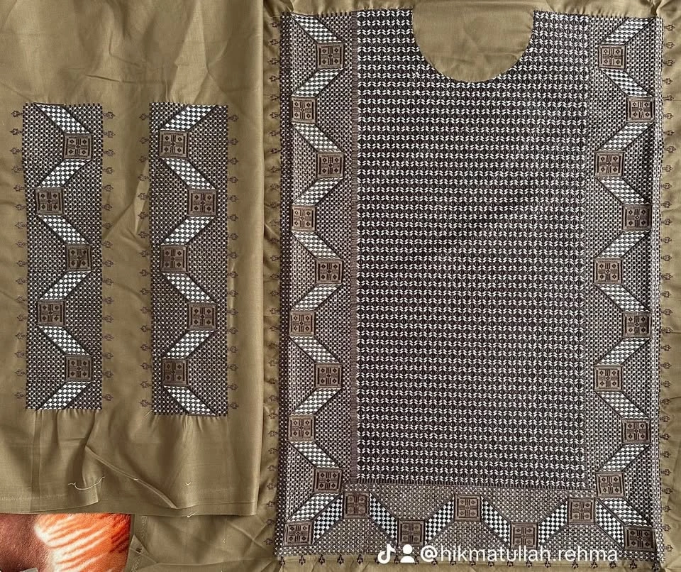 Afghan Men Machine Embroidered