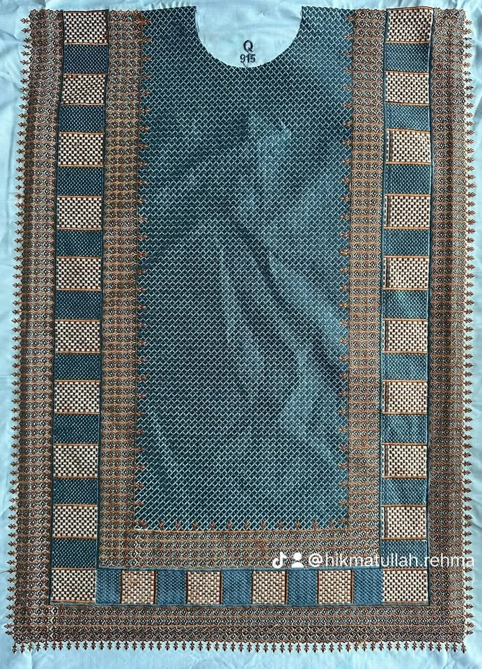 Afghan Men Machine Embroidered - photo 3
