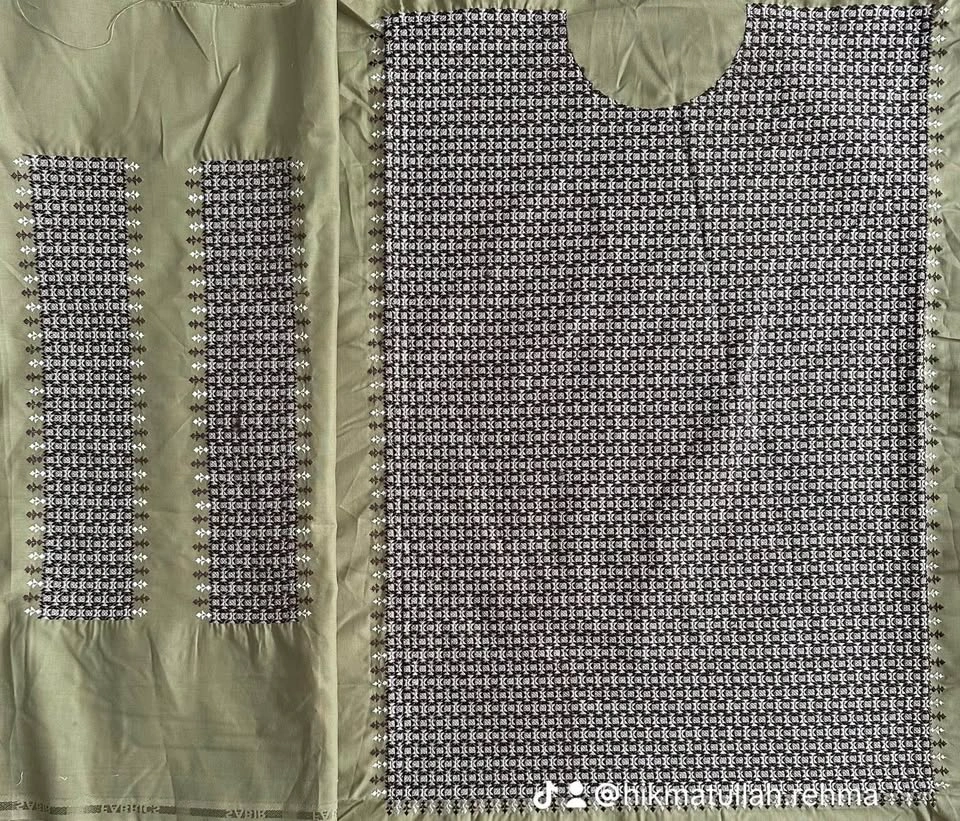 Afghan Men Machine Embroidered - photo 4