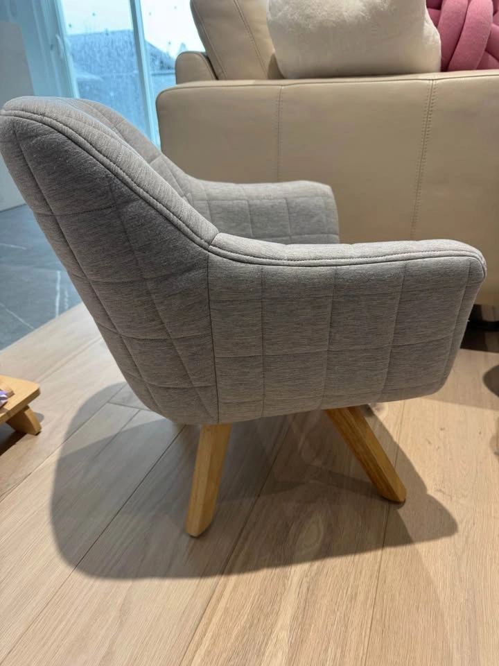 Grey arm chair for kids - photo 4