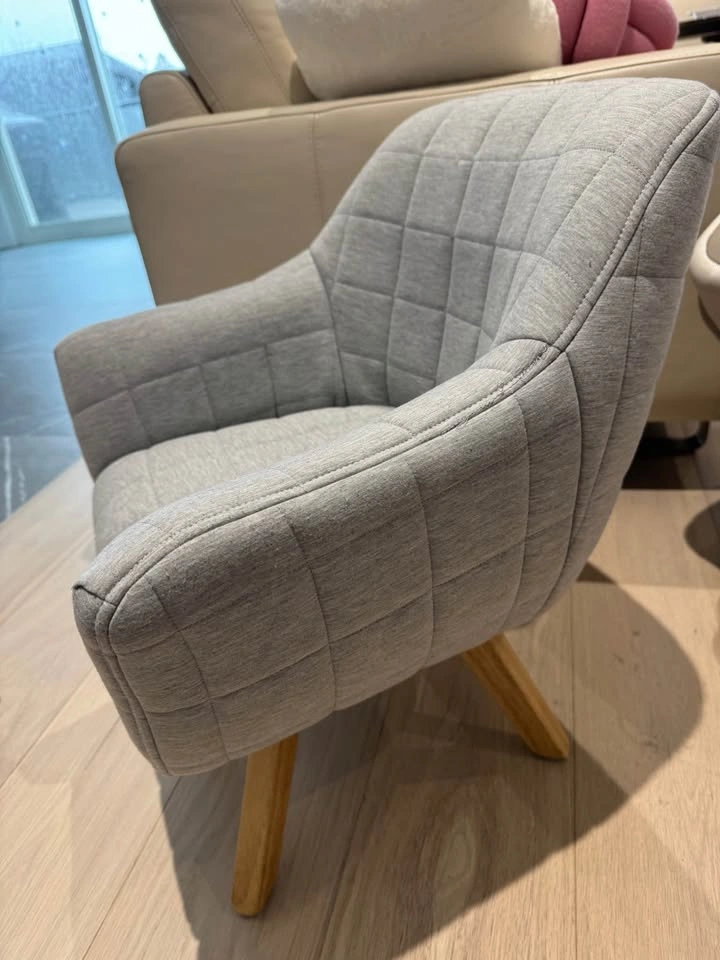 Grey arm chair for kids - photo 5