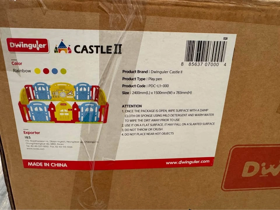 Dwinguler Castle II Playpen Rainbow - photo 3