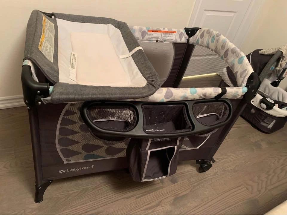 Baby Trend Playpen with Bassinet and Changer - photo 2