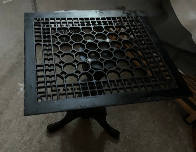 Antique Cast Iron Swivel Piano Stool / Accent Table - photo 2
