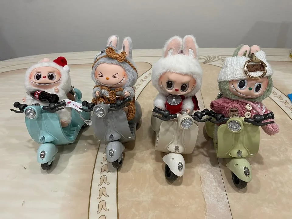 Scooter/Motorcycle for Labubu Doll with Light and Music image indicator(4)