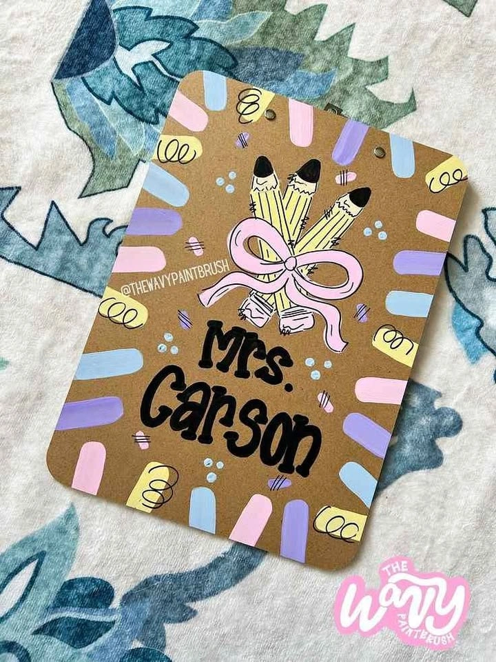 Teacher Appreciation Clipboards