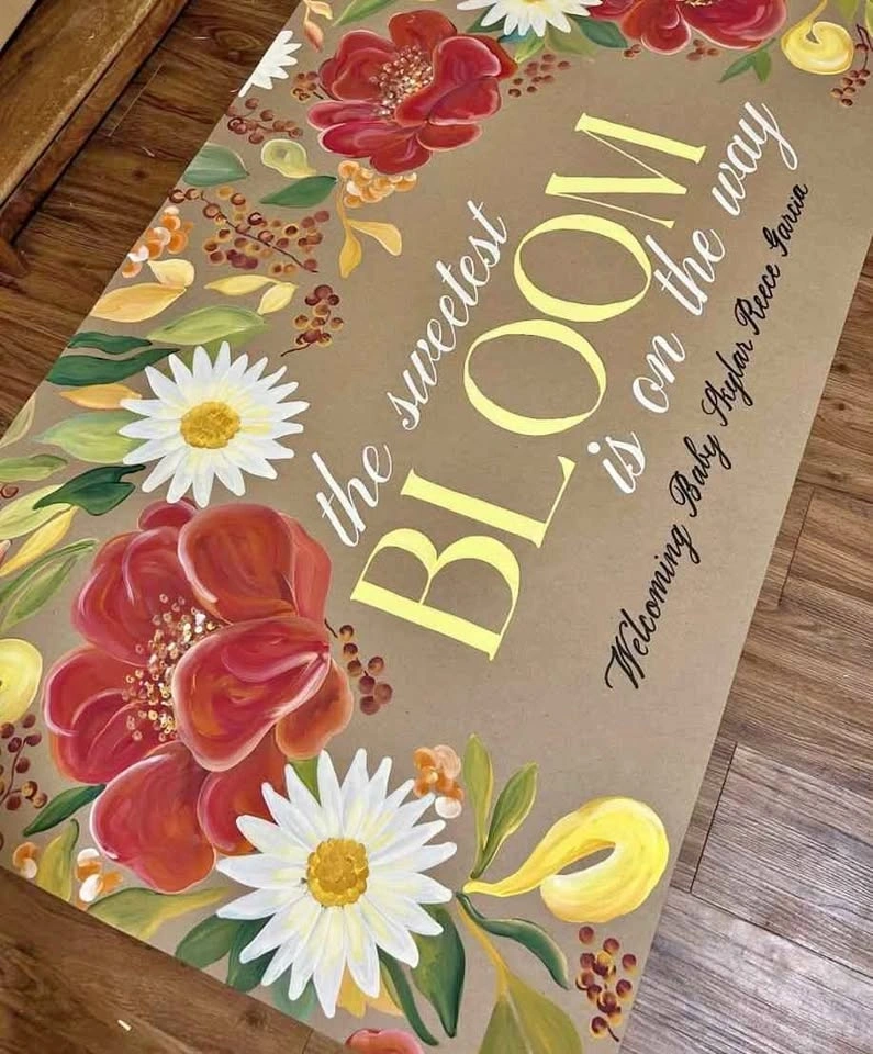 Hand-painted Banners for all events to make it special! 💓