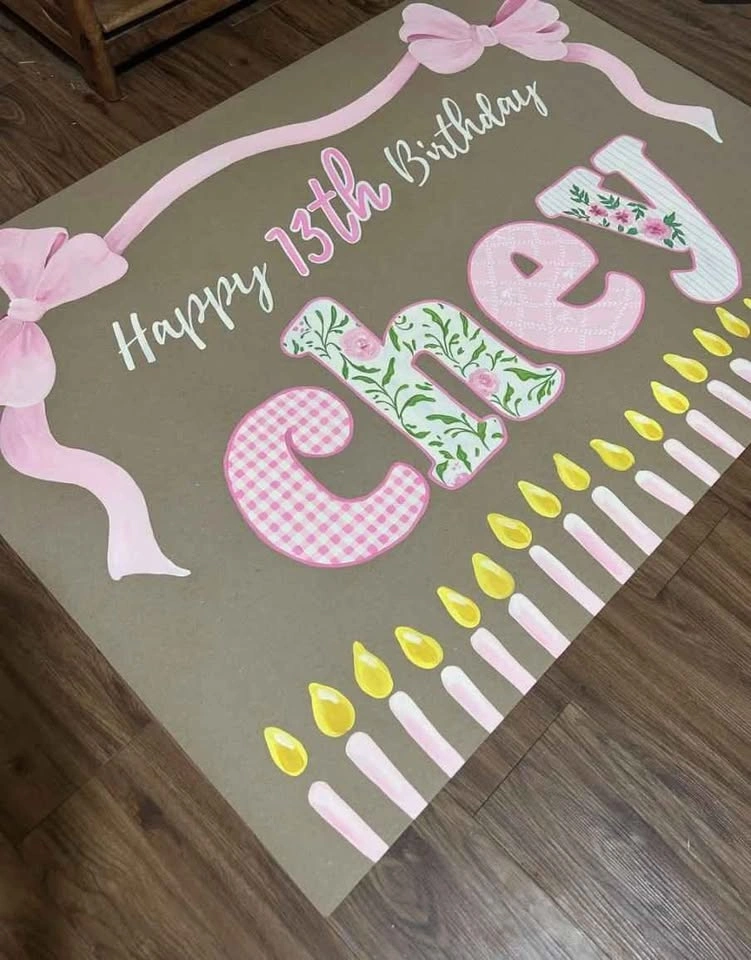 Hand-painted Banners for all events to make it special! 💓 - photo 2
