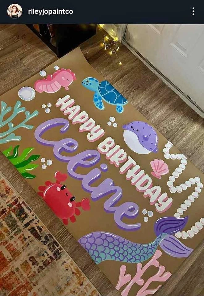 Hand painted Banners for all events