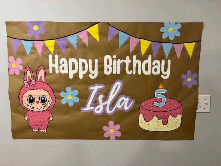 Handmade Unique Birthday and Events Banners - photo 2