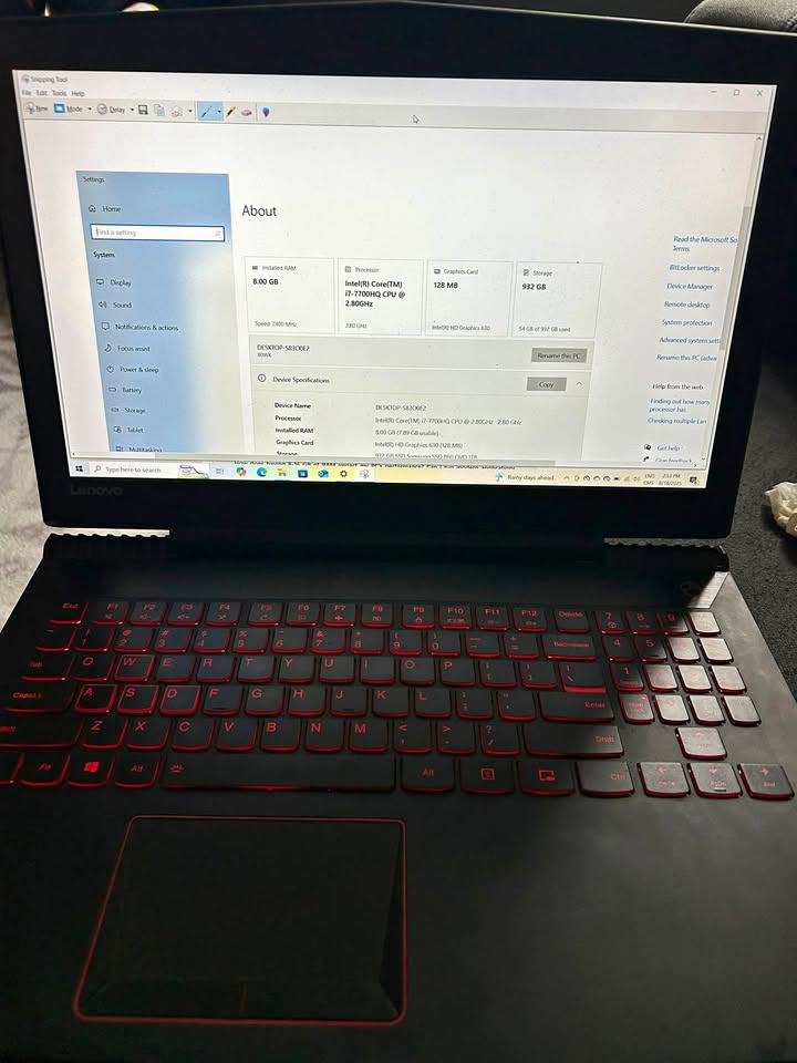 Lenovo Legion y520-15ikbn