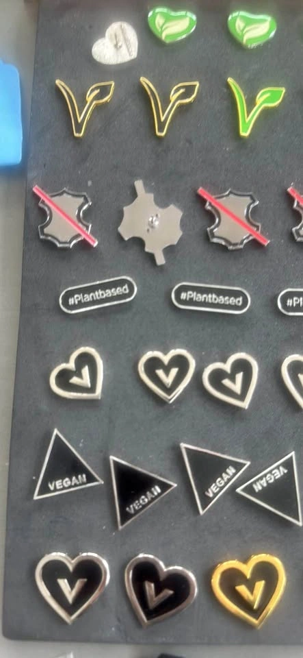 Vegan Plant-Based Pins & Decals