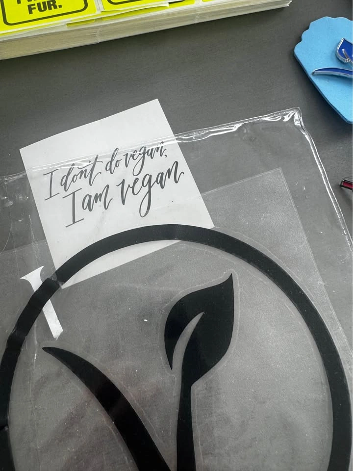 Vegan Plant-Based Pins & Decals - photo 4