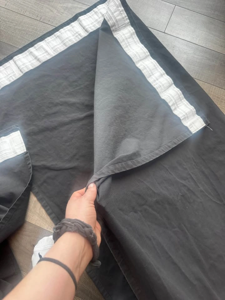 Stylish Dark Grey Curtains (Pair) - photo 3