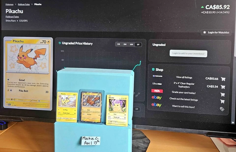 Shiny Pikachu - Paldean Fates - Pokemon TCG