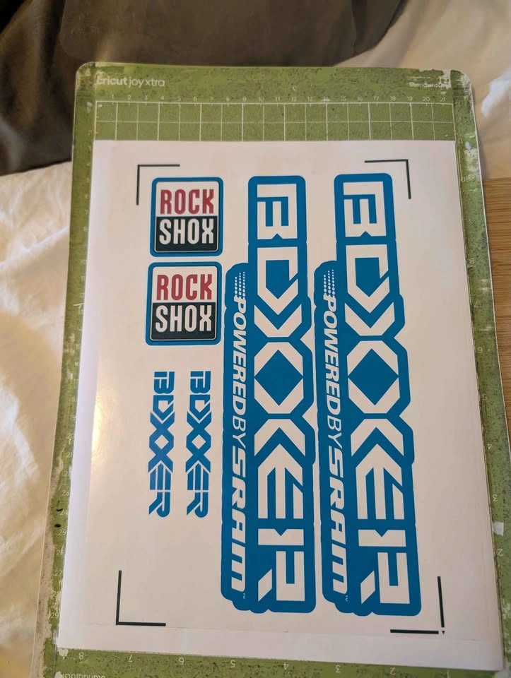 Boxer fork decals - photo 4