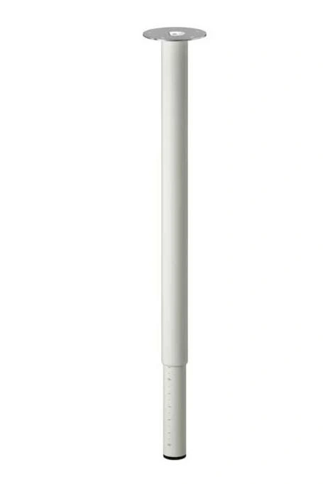 IKEA White Table With Adjustable Leg - photo 2