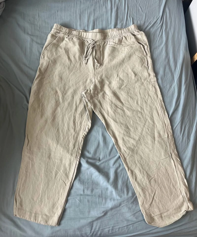 H&M Green Linen Pants - photo 2