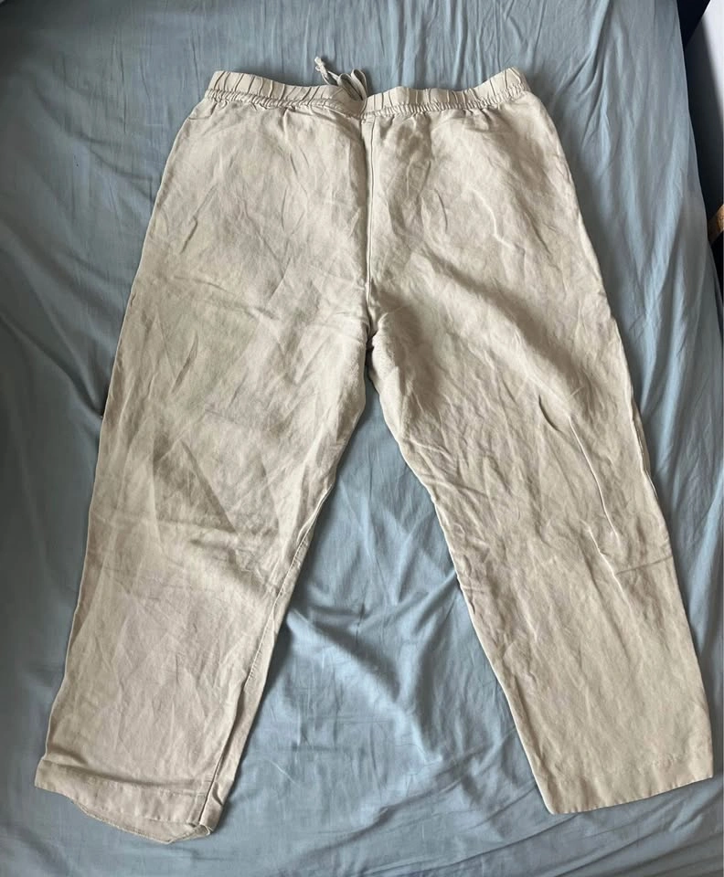 H&M Green Linen Pants - photo 3