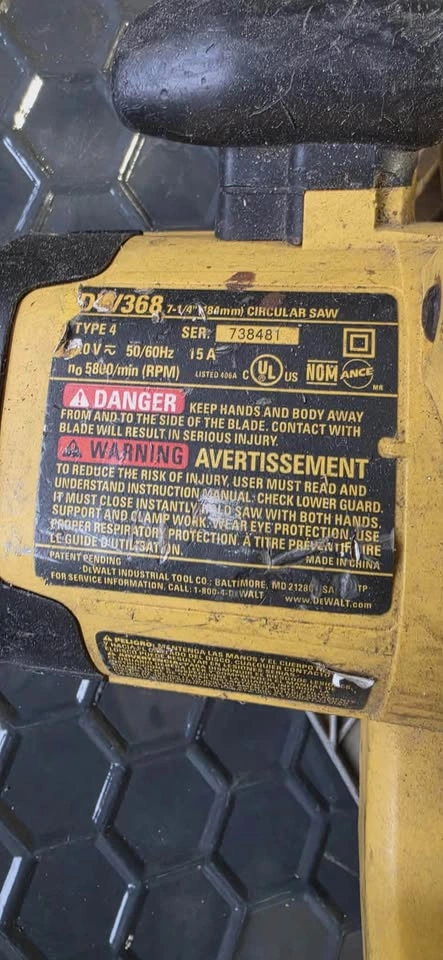 DeWalt D368 7-1/4" Circular Saw - photo 2