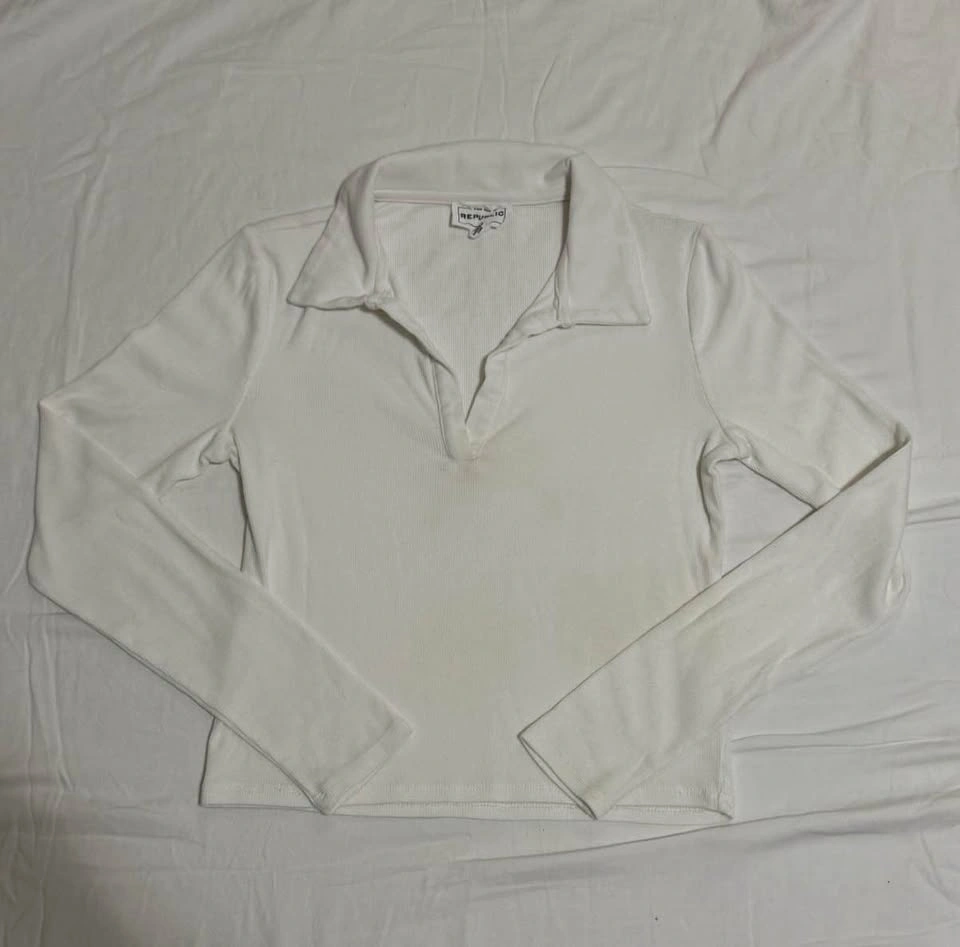 BUNDLE Collard V-Neck Longsleeves - photo 5