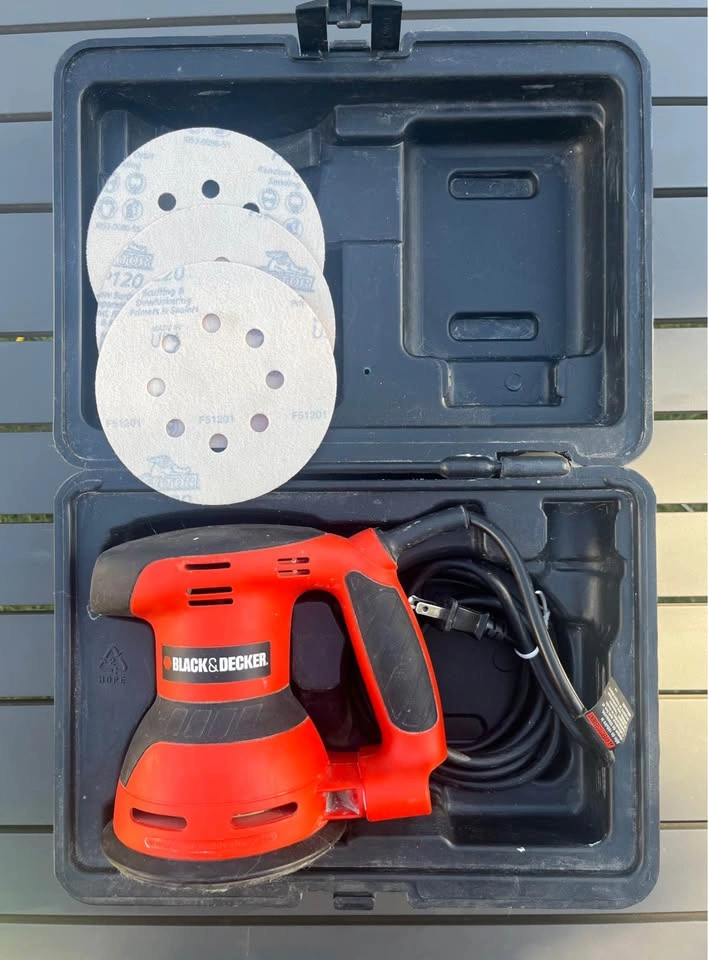 Black & Decker Random Orbital Sander w/ discs – ready to use - photo 2