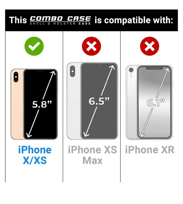 iPhone X/XS Aduro Holster Case with Kickstand & Belt Clip - photo 2