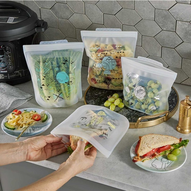 Pyrex Silicone Storage Sandwich Bags (2 Half-Gallon) - photo 4