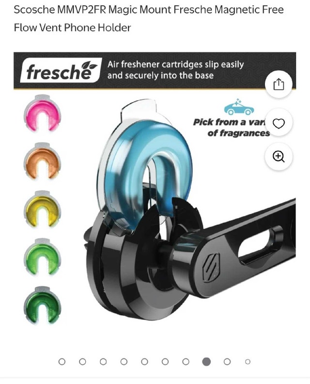 Scosche MMVP2FR Magic Mount Fresche Magnetic Vent Phone Mount - photo 5