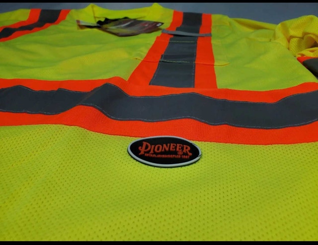 Pioneer Hi-Viz Safety Long-Sleeved Shirt Micro Mesh 3XL - photo 2