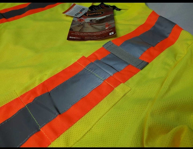 Pioneer Hi-Viz Safety Long-Sleeved Shirt Micro Mesh 3XL - photo 4