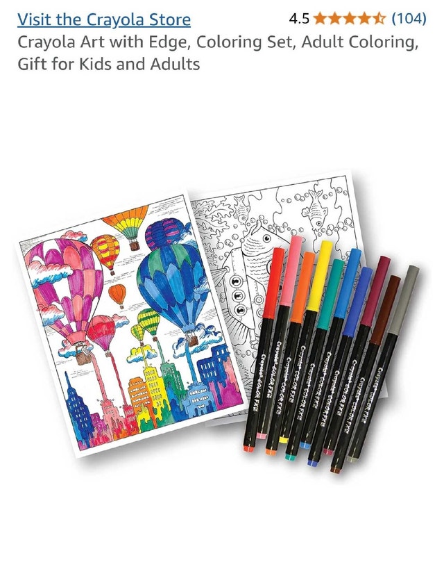 Crayola Art with Edge Coloring Set