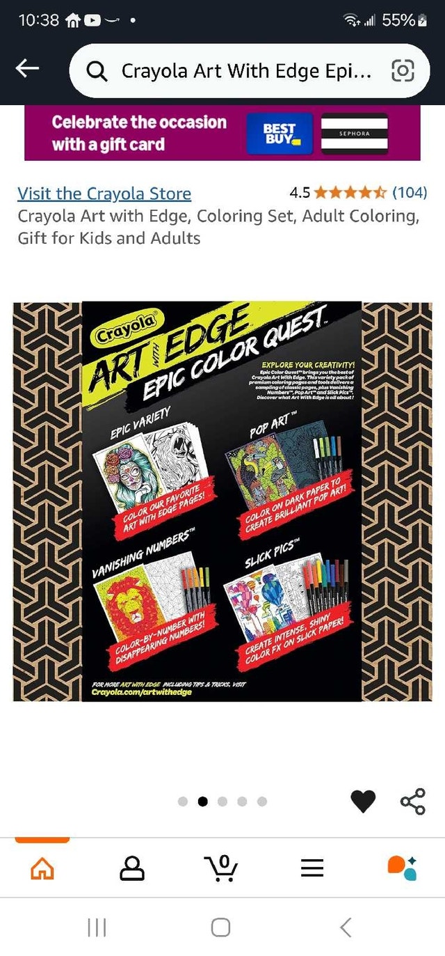 Crayola Art with Edge Coloring Set - photo 3