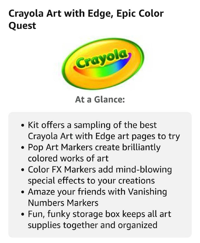 Crayola Art with Edge Coloring Set - photo 5