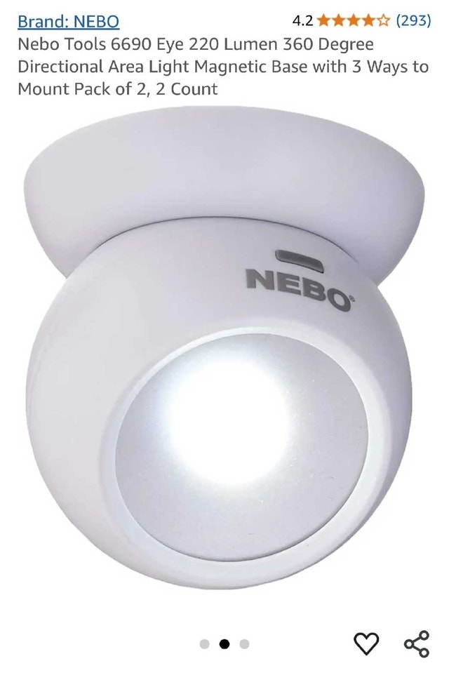 Nebo Tools 6690 Eye 220 Lumen 360 Degree Area Light - photo 2