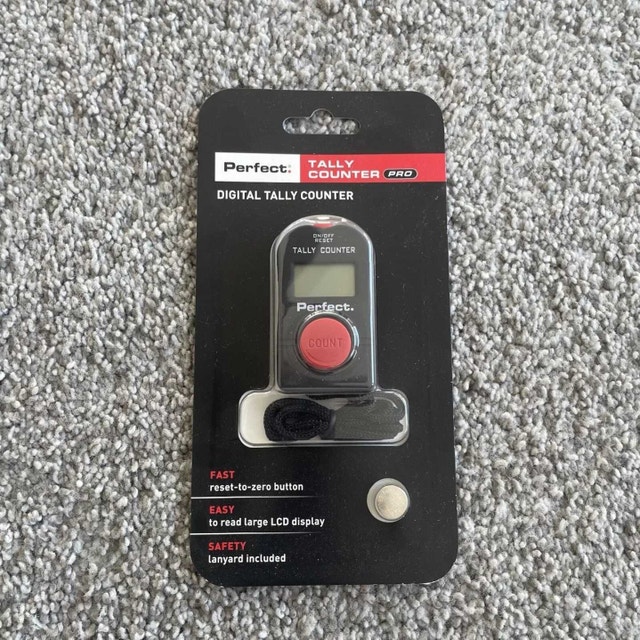Perfect Fitness Digital Tally Counter Pro + Laynard + Battery