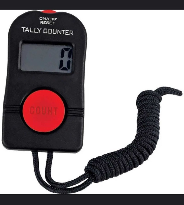 Perfect Fitness Digital Tally Counter Pro + Laynard + Battery - photo 4