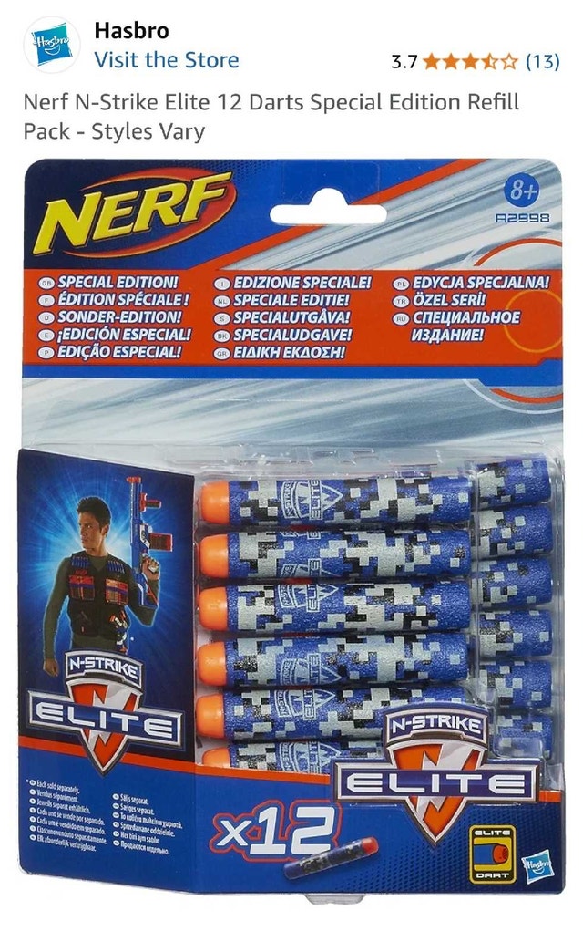 Nerf N-Strike Elite 12 Darts Special Edition Refill Pack