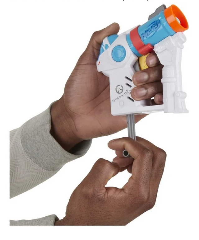 Nerf Microshots Overwatch Mei Blaster + 2 Elite Darts - photo 3