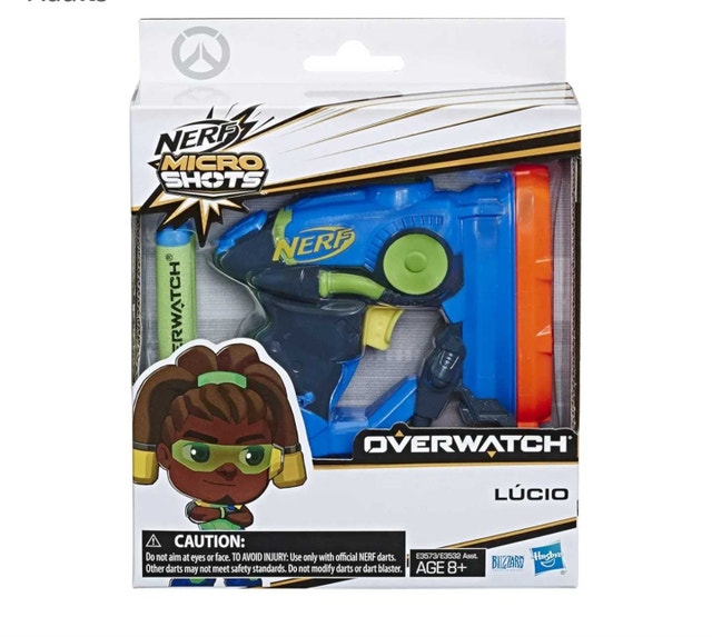 Hasbro Nerf MicroShots Overwatch Lucio Blaster - photo 2