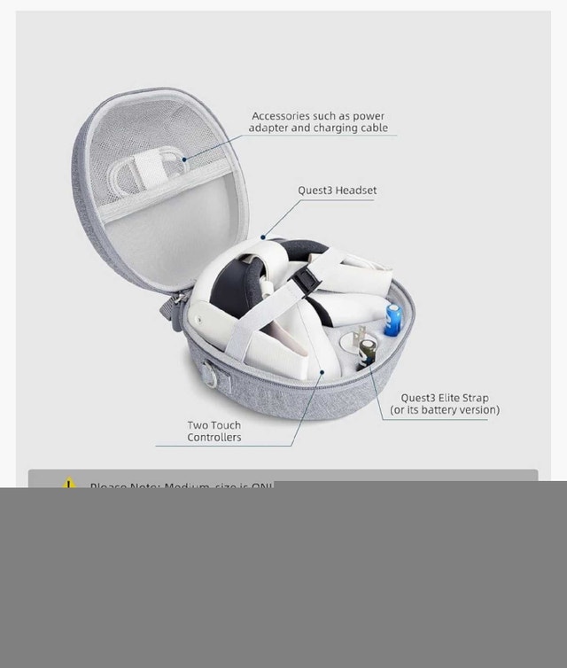 Meta Quest 3 Carrying Case Hard Case - photo 4