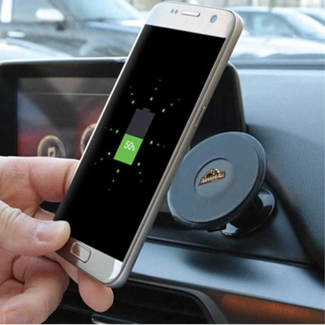 Armor Wireless Car Charger - Black Qi - photo 2