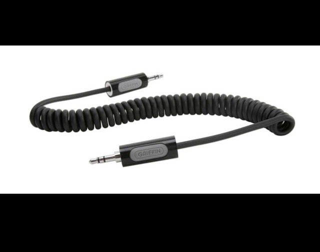 Griffin 3.5mm Audio AUX Coiled Cable (2 Available) - photo 4