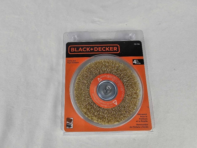 Black & Decker Paint/Rust Remover Wire Wheel