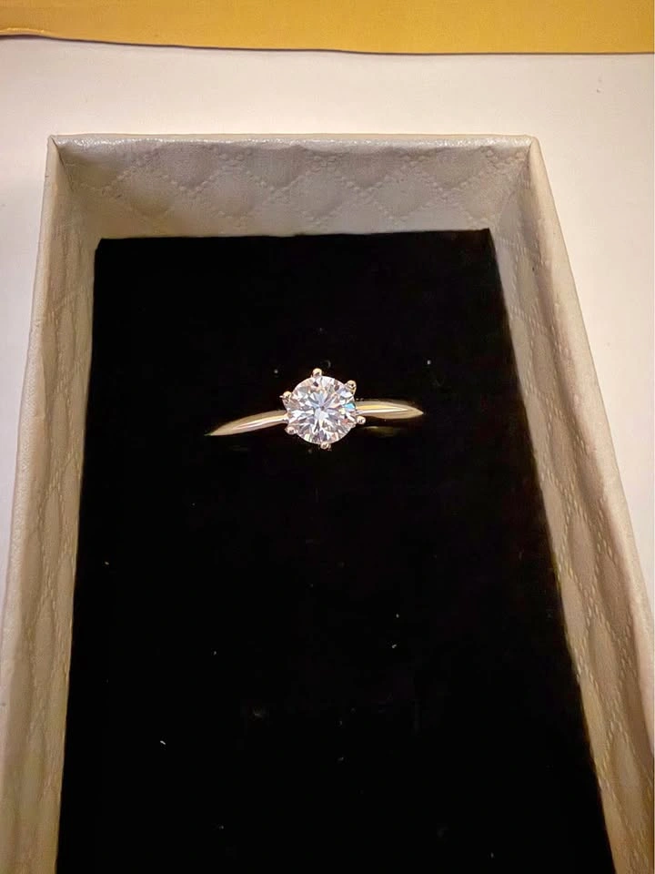 Moissanite Promise/Engagement Ring